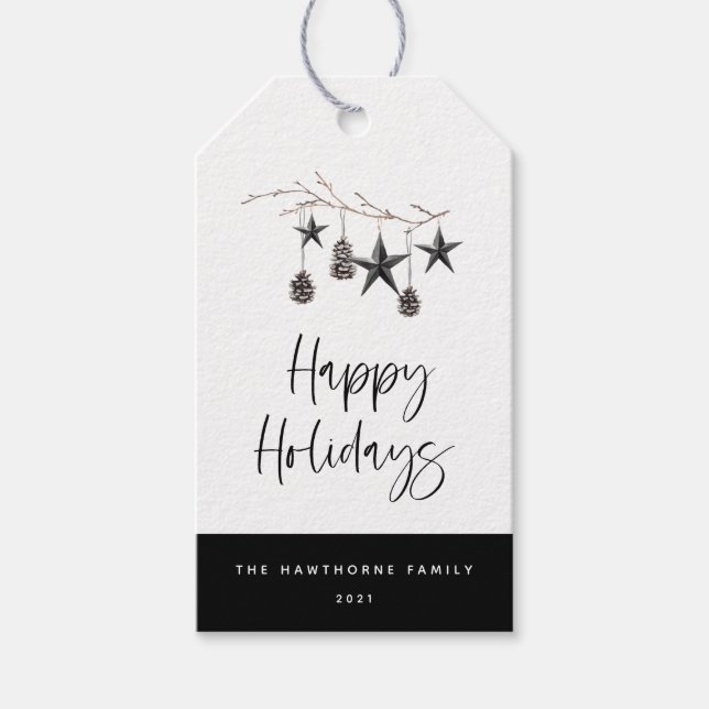 Gemütliche Naturfreude Geschenkanhänger (Vorderseite)