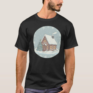 Gemütliche Pastell-Hütte - Sanfte Winterstimmung G T-Shirt