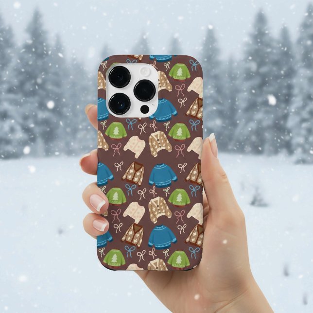 Gemütliche Pullover & Bänder Muster Handyhülle Case-Mate iPhone Hülle (Von Creator hochgeladen)