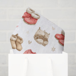 Gemütliche Pyjamas Boho-Babyparty-Muster Seidenpapier