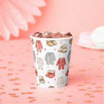 Gemütliche Pyjamas Boho-Babyshower-Muster