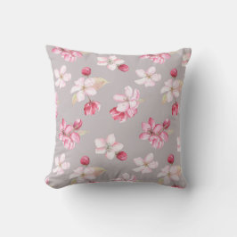 Gemütliche rosa Kirschblüten-Blumen-Wurfkissen P Kissen