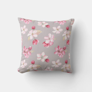 Gemütliche rosa Kirschblüten-Blumen-Wurfkissen P Kissen