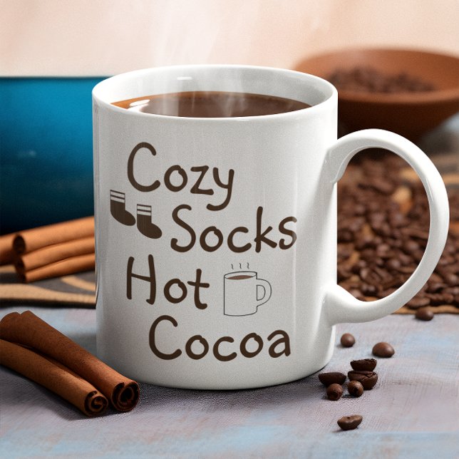 Gemütliche Socken & heiße Kakao Kaffeetasse (Von Creator hochgeladen)