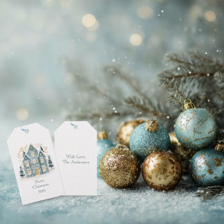 Gemütliche Volkskunst-Festtags-Häuser-Geschenkanhä Geschenkanhänger