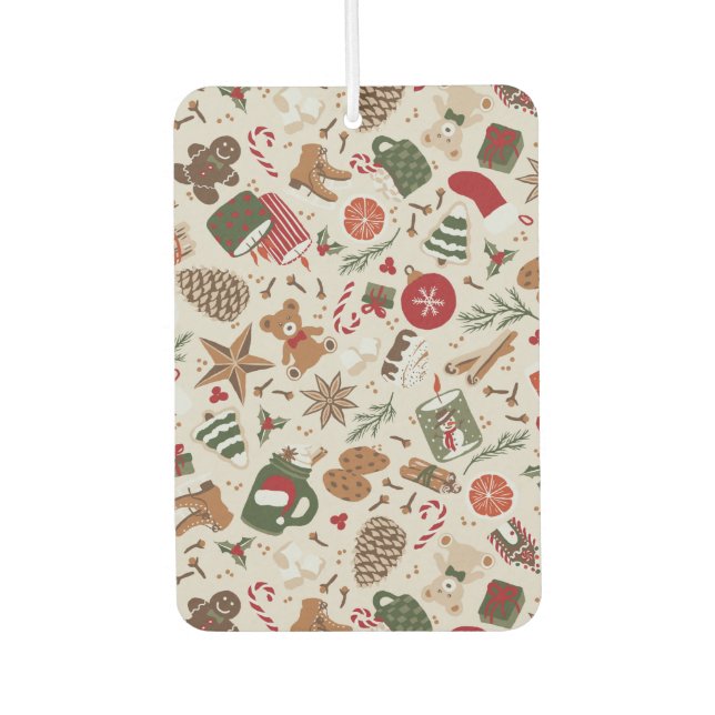 Gemütliche Weihnachten & Gewürze Autolufterfrischer (Vorderseite)