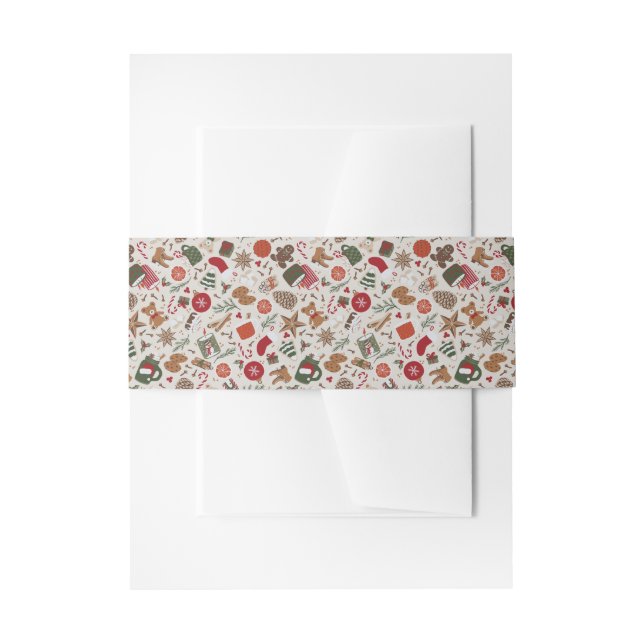 Gemütliche Weihnachten & Gewürze Einladungsbanderole (Vorderseite Beispiel)