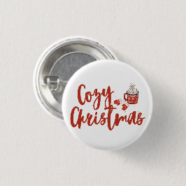 Gemütliche Weihnachten: heißes Cocoa & Mittens Des Button