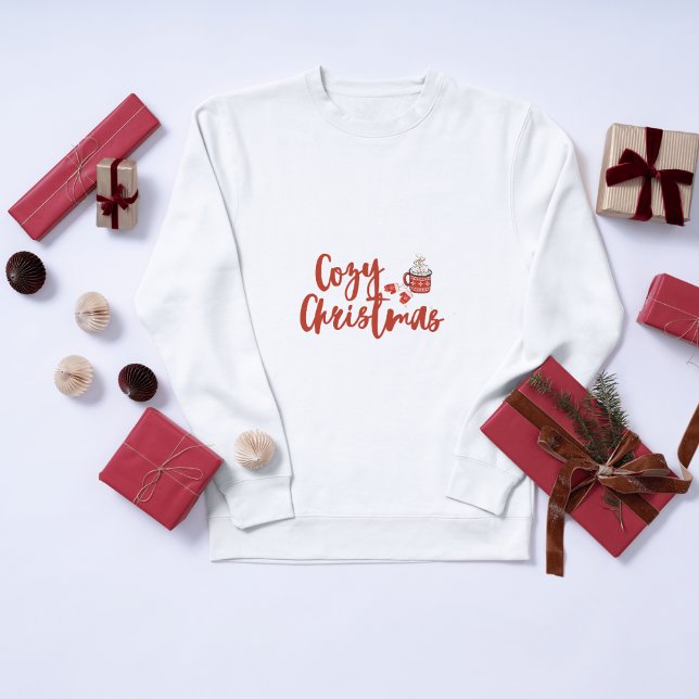 Gemütliche Weihnachten: heißes Cocoa & Mittens Des Sweatshirt (Von Creator hochgeladen)