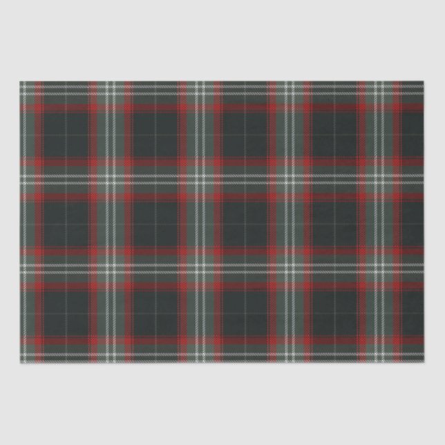 Gemütliche Weihnachten Kariert Seidenpapier (Vorderseite)