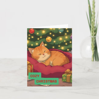 Gemütliche Weihnachten mit Niedlicher Katze