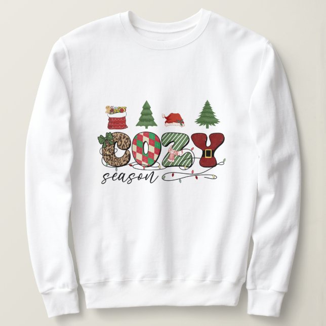Gemütliche Weihnachten Sweatshirt (Design vorne)