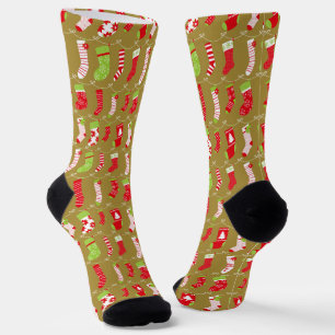 Gemütliche Weihnachts Retro Winter Socken