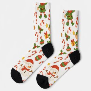 Gemütliche Weihnachts-Socken Festliche Feiertags Socken