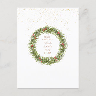 Gemütliche Weihnachtsatmosphäre gefaltete Grußkart Postkarte