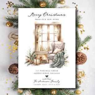 Gemütliche Weihnachtsbewegung Ankündigung