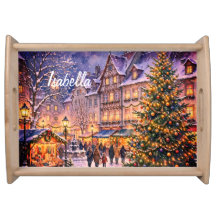Gemütliche Weihnachtsdorflichter - Benutzerdefinie