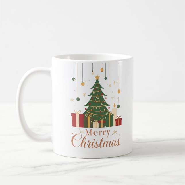 Gemütliche Weihnachtsfeier Kaffeetasse (Links)