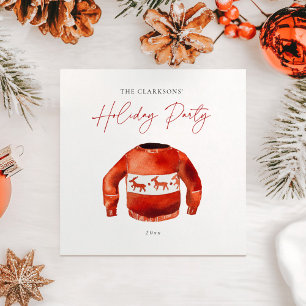 Gemütliche Weihnachtsfeier Serviette