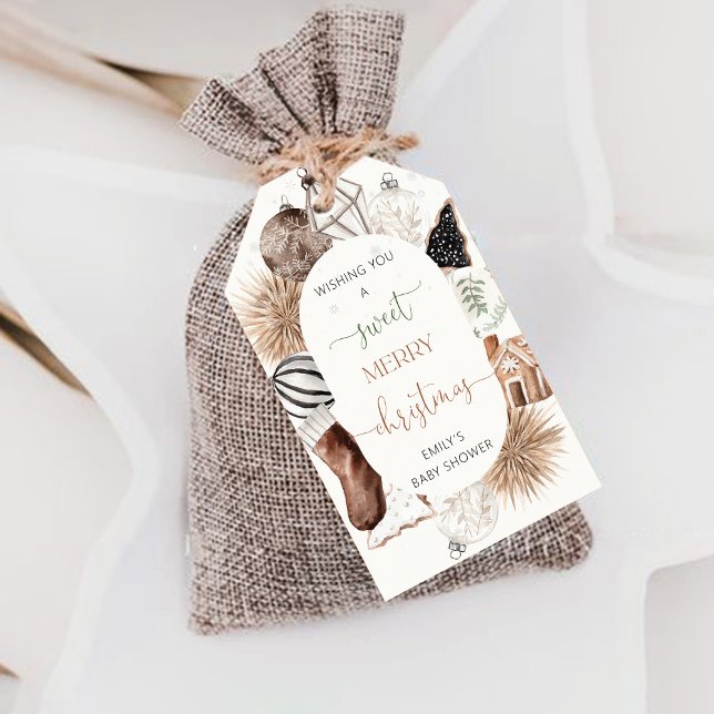 Gemütliche Weihnachtsgeschenke Tags Geschenkanhänger (Von Creator hochgeladen)
