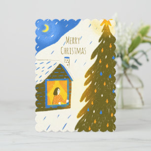 Gemütliche Weihnachtsnacht Weihnachten