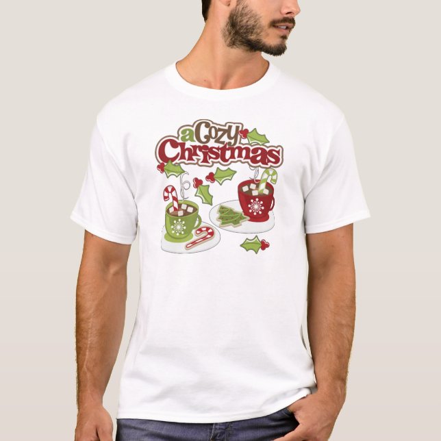 Gemütliche Weihnachtsstimmung T-Shirt (Vorderseite)