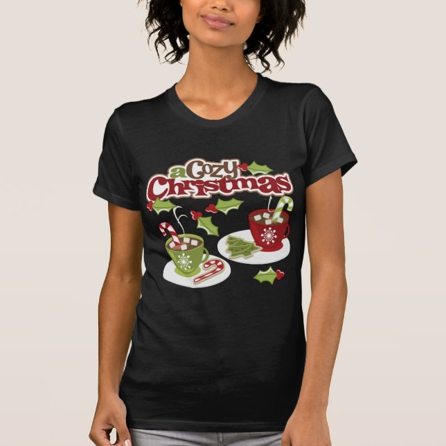 Gemütliche Weihnachtsstimmung T-Shirt (Vorderseite)