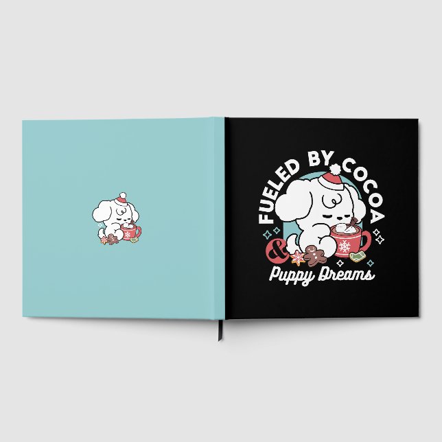 Gemütliche Welpenträume - heiße Schokolade und Wei Gästebuch (Voll)