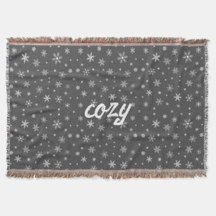gemütliche Willkommensschneeflocke Decke