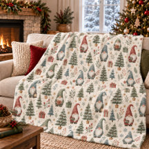 Gemütliche Winter-Gnome und botanischer Winter