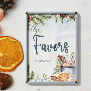 Gemütliche Winter Hot Cocoa Snowly Baby Dusche Fav Poster