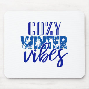 Gemütliche Winter-Vibes Weihnachten lustige Schnee Mousepad