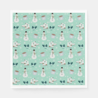 Gemütliche Winter-Wunderland-Partyservietten Serviette