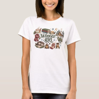 Gemütliche Wintergirl-Ästhetik Cute Cottagecore Be T-Shirt