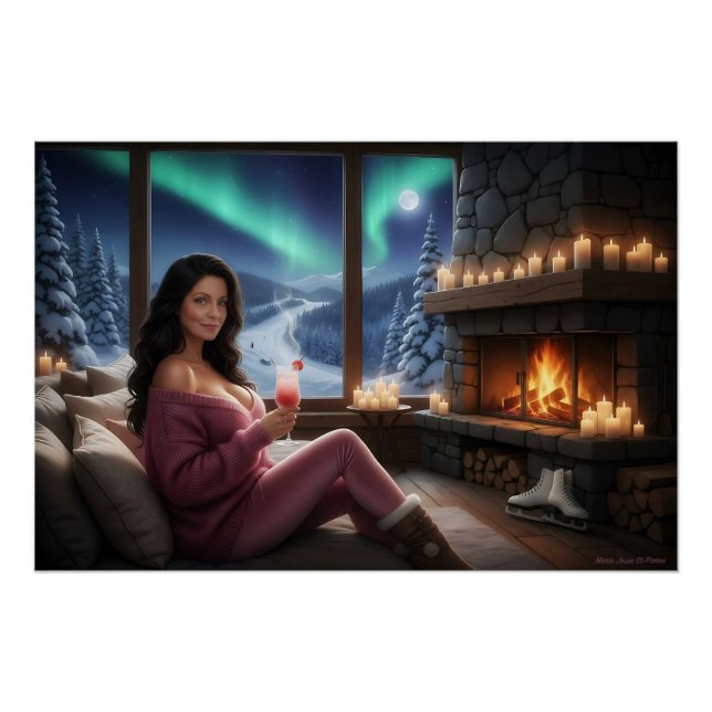 Gemütliche Winternächte Poster (Vorderseite)
