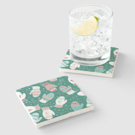 Gemütliche Winterweihnachtszittern im Grünen Steinuntersetzer