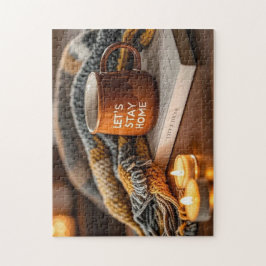 Gemütlicher Abend mit Kerzenlicht Puzzle
