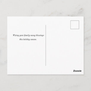 Gemütlicher afrikanischer Familienurlaub Postkarte