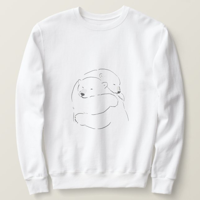 gemütlicher, bequemer und gestrickter Pullover (Design vorne)