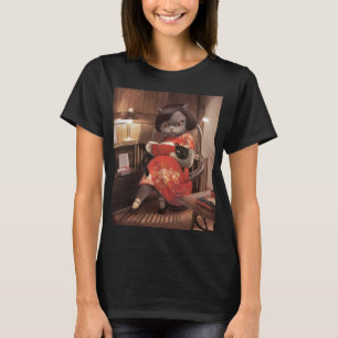 Gemütlicher Bibliotheksnachmittag - Lo-fi Vintage- T-Shirt