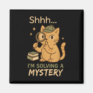 Gemütlicher Crime Club Mystery Reader bucht ein Ge Magnet