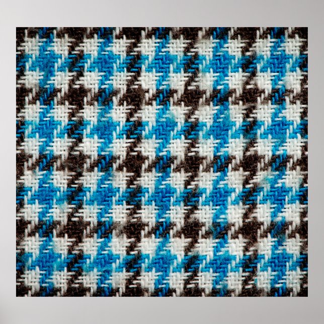 Gemütlicher Flanellstoff, texturaler Hintergrund. Poster (Vorne)
