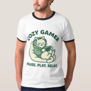 Gemütlicher Gamer-Modus T-Shirt
