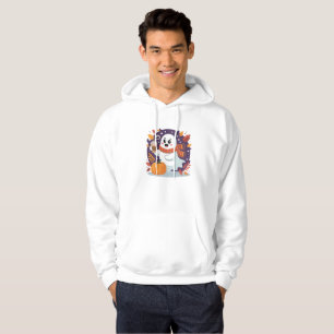 Gemütlicher Geist mit Kürbislatte – Herbst Hallowe Hoodie