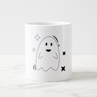 Gemütlicher Gruseliger Himmel Geist Stern Linien K Jumbo-Tasse
