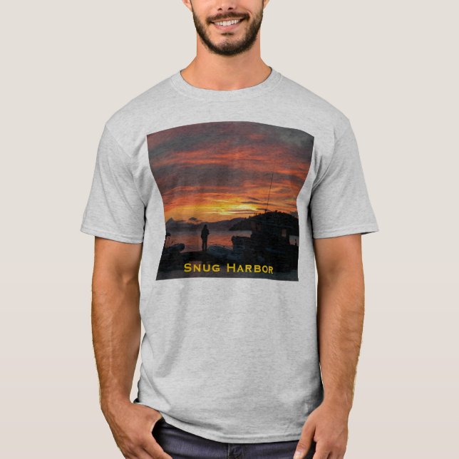 Gemütlicher Hafen T-Shirt (Vorderseite)