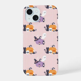 Gemütlicher Halloween-Zauber iPhone 15 Hülle