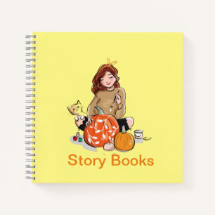 Gemütlicher Herbst Décor mit Pumpkins - Perfekt Notizbuch