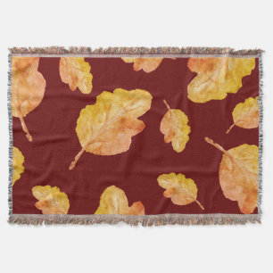 Gemütlicher Herbst-Herbstlaub Decke