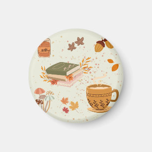 Gemütlicher Herbst Magnet